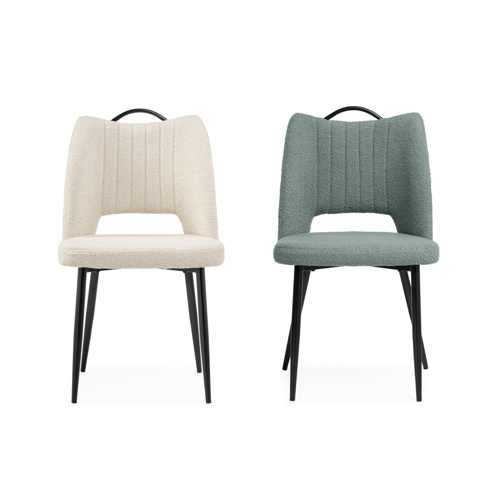 Стул на металлокаркасе Barton oliva, black