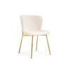 Стул на металлокаркасе Basket beige, gold