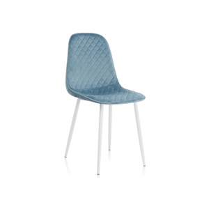 Стул на металлокаркасе Capri blue, white