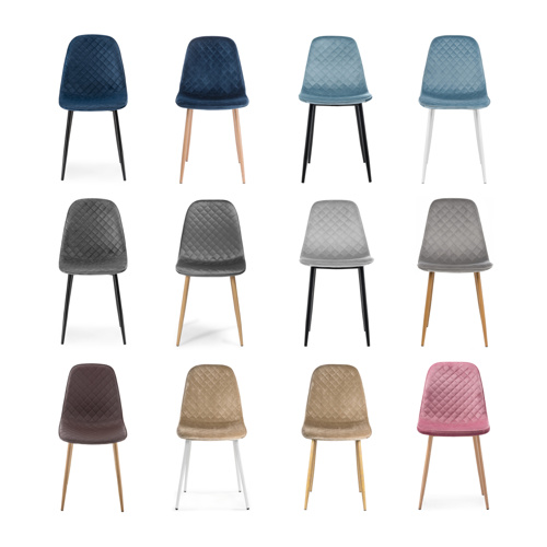 Стул на металлокаркасе Capri dark beige, wood