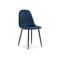Стул на металлокаркасе Capri dark blue, black Стул на металлокаркасе Capri dark blue, black