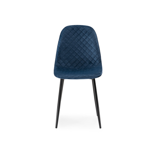 Стул на металлокаркасе Capri dark blue, black