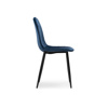 Стул на металлокаркасе Capri dark blue, black