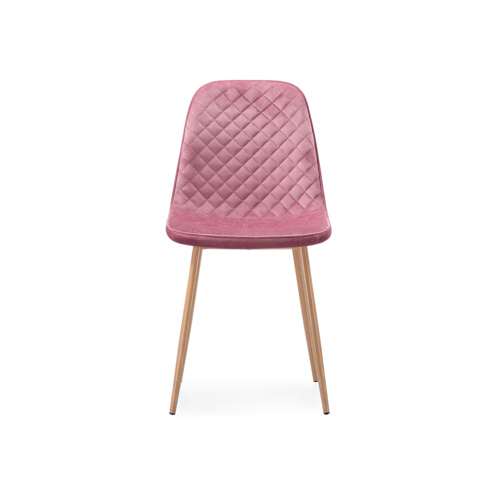 Стул на металлокаркасе Capri pink, wood