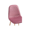 Стул на металлокаркасе Capri pink, wood