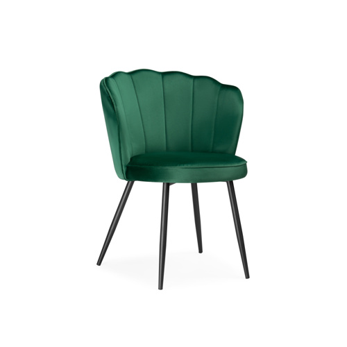 Стул на металлокаркасе Coral green, black