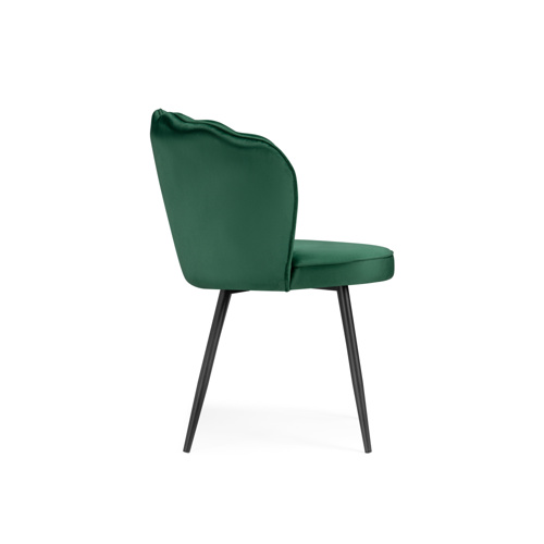 Стул на металлокаркасе Coral green, black