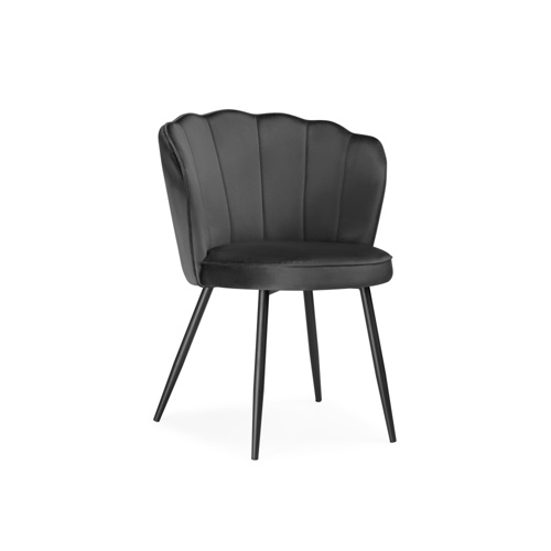 Стул на металлокаркасе Coral grey, black