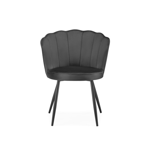 Стул на металлокаркасе Coral grey, black