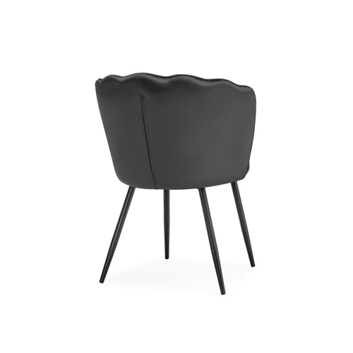 Стул на металлокаркасе Coral grey, black