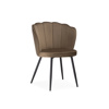 Стул на металлокаркасе Coral сappuccino, black