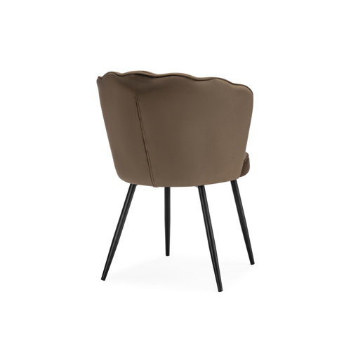 Стул на металлокаркасе Coral сappuccino, black