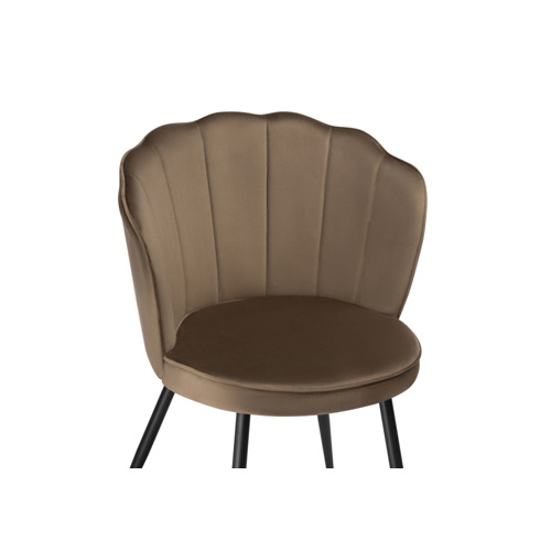 Стул на металлокаркасе Coral сappuccino, black