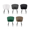 Стул на металлокаркасе Coral сappuccino, black
