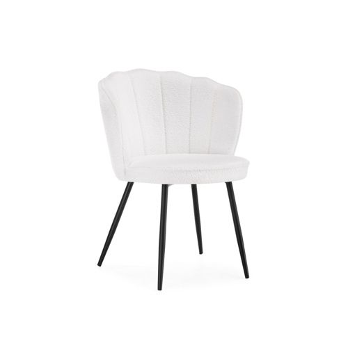 Стул на металлокаркасе Coral white, black