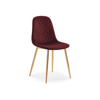 Стул на металлокаркасе Dabl wine red, gold