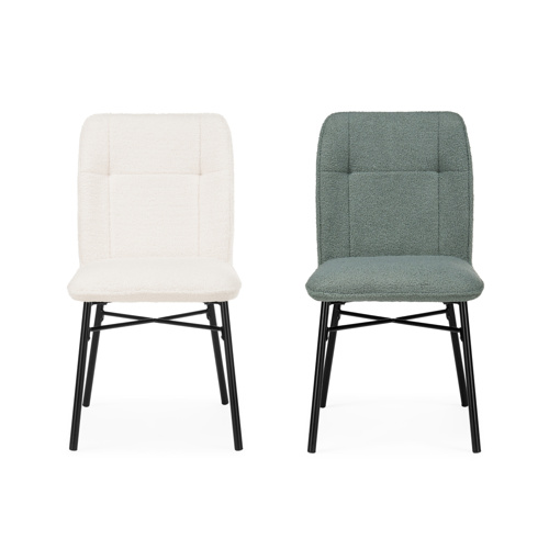 Стул на металлокаркасе Denis beige, black