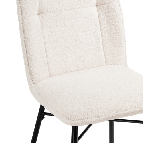 Стул на металлокаркасе Denis beige, black