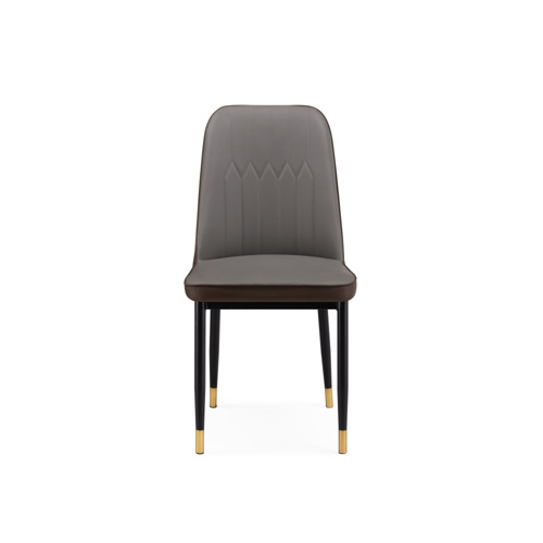 Стул на металлокаркасе Flor gray, brown, black