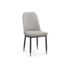 Стул на металлокаркасе Flor light gray, black