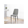 Стул на металлокаркасе Flor light gray, black