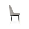 Стул на металлокаркасе Flor light gray, black