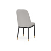 Стул на металлокаркасе Flor light gray, black