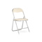 Стул на металлокаркасе Fold 1 складной beige, chrome Стул на металлокаркасе Fold 1 складной beige, chrome