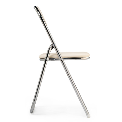 Стул на металлокаркасе Fold 1 складной beige, chrome