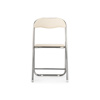 Стул на металлокаркасе Fold 1 складной beige, chrome