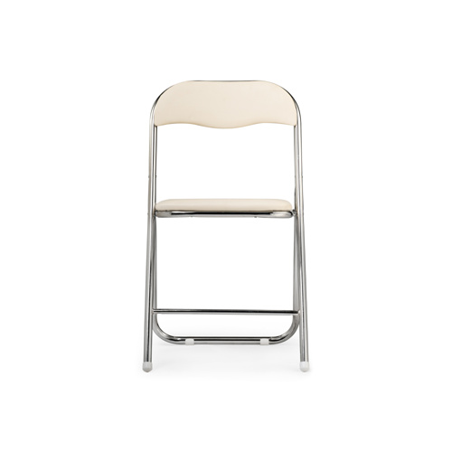 Стул на металлокаркасе Fold 1 складной beige, chrome