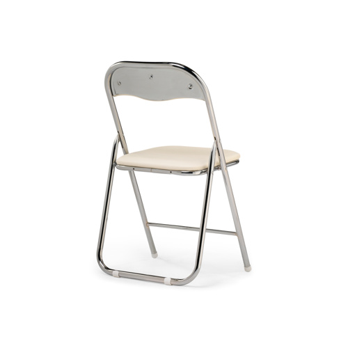 Стул на металлокаркасе Fold 1 складной beige, chrome