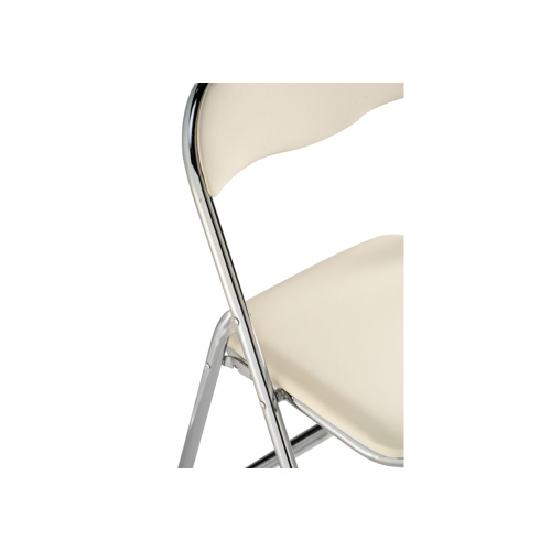 Стул на металлокаркасе Fold 1 складной beige, chrome