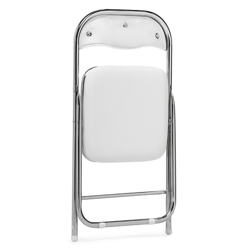 Стул на металлокаркасе Fold 1 складной white, chrome