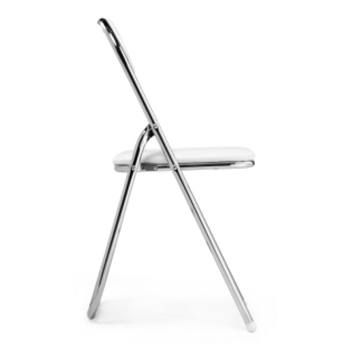 Стул на металлокаркасе Fold 1 складной white, chrome