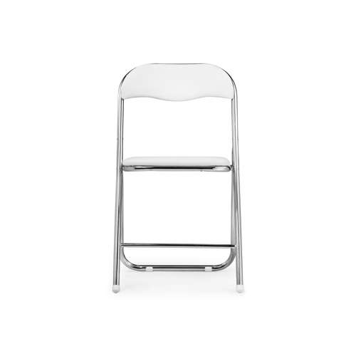 Стул на металлокаркасе Fold 1 складной white, chrome