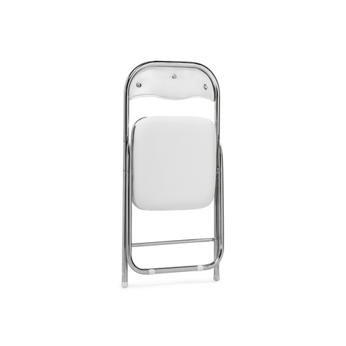 Стул на металлокаркасе Fold 1 складной white, chrome