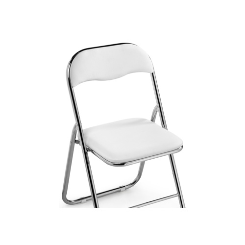 Стул на металлокаркасе Fold 1 складной white, chrome