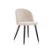Стул на металлокаркасе Gabi 1 beige, black Стул на металлокаркасе Gabi 1 beige, black