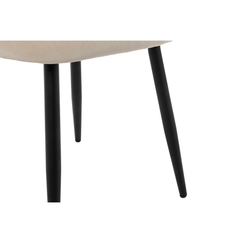 Стул на металлокаркасе Gabi 1 beige, black