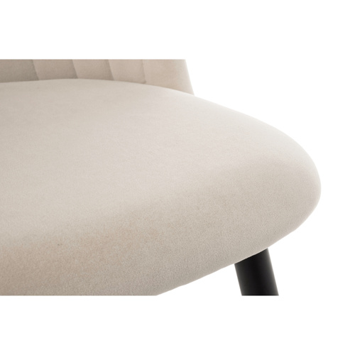 Стул на металлокаркасе Gabi 1 beige, black