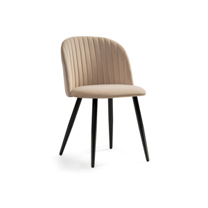Стул на металлокаркасе Gabi 1 dark beige, black