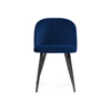 Стул на металлокаркасе Gabi 1 dark blue, black