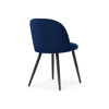 Стул на металлокаркасе Gabi 1 dark blue, black