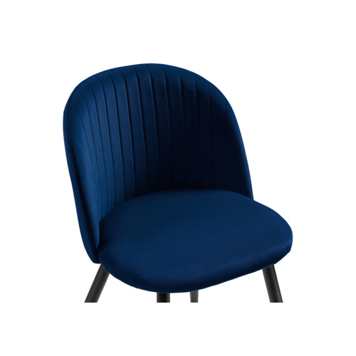 Стул на металлокаркасе Gabi 1 dark blue, black
