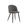 Стул на металлокаркасе Gabi 1 dark gray, black