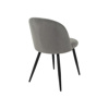 Стул на металлокаркасе Gabi 1 dark gray, black