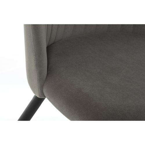 Стул на металлокаркасе Gabi 1 dark gray, black