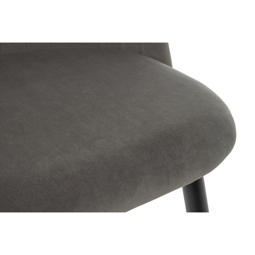Стул на металлокаркасе Gabi 1 dark gray, black