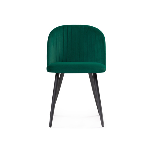 Стул на металлокаркасе Gabi 1 dark green, black